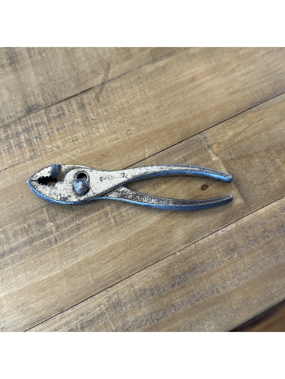 Vintage Plomb Slip Joint Pliers Wire Cutting 202 JP Danielson Art Deco Grip USA